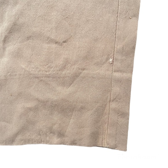 VINCE Belted Cropped Linen Blend Pants - Picture 11 of 11